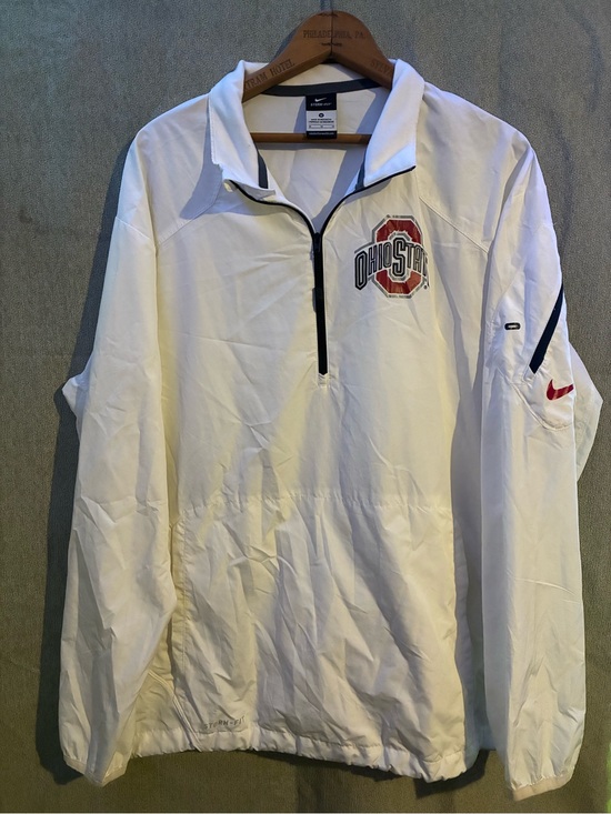 Nike Other - Ohio State Buckeye Nike Pullover Windbreaker Jacket size M